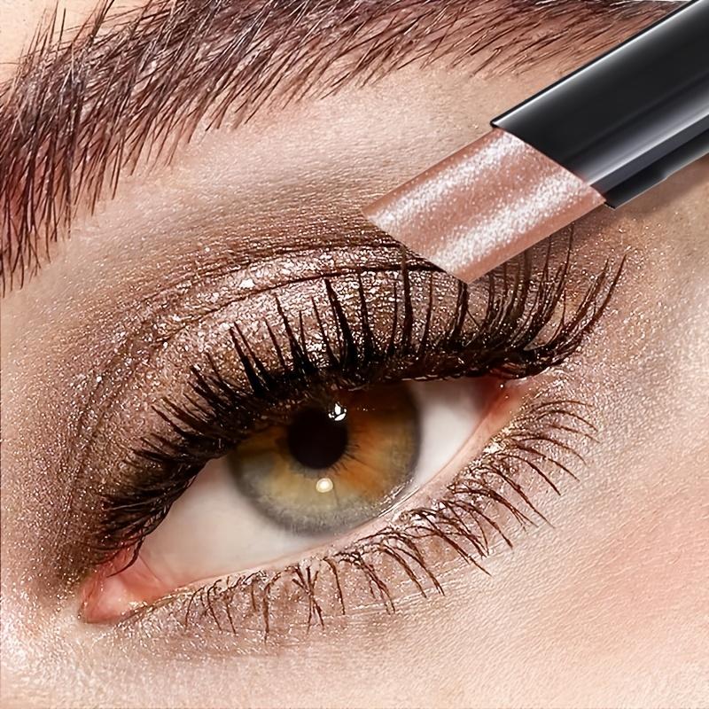 Paleta de Sombras Shimmer em Bastão de 6 Cores, Maquiagem à Prova d'Água e de Longa Duração com Tons Neutros - Barras de Sombra Cremosas