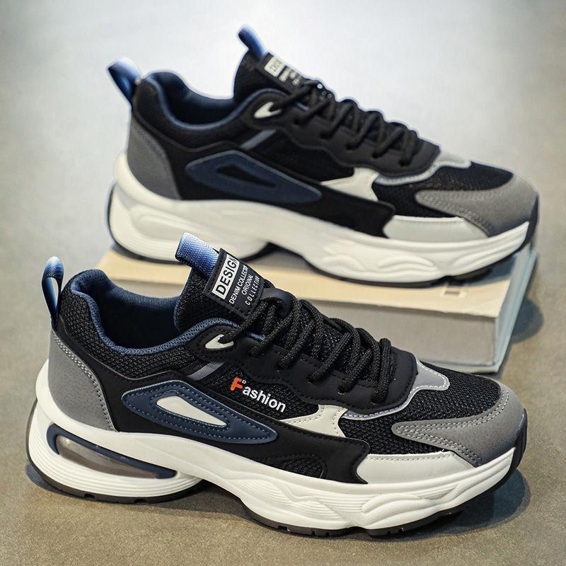 Fashion Fashion New Men’s Sneakers High Quality Mesh Breathable Sports Running Shoes Trainer Anti-slip Wear-resistant Tennis Shoes