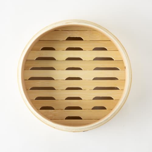 Thunder Group Steamer, 21cm, 2-Tier Set, Includes 20 Sheets, Made of Cedar, Bamboo, and Natural Wood, Perfect for Steaming Xiaolongbao (Steamed Pork B