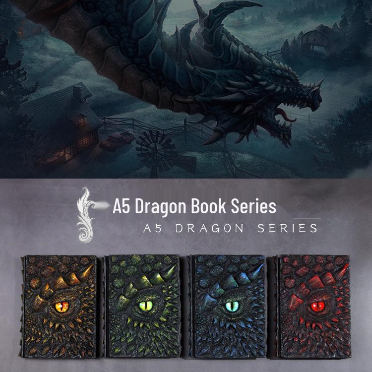 Independent Site Resin Animated Devil's Eye Dragon Book Ornament