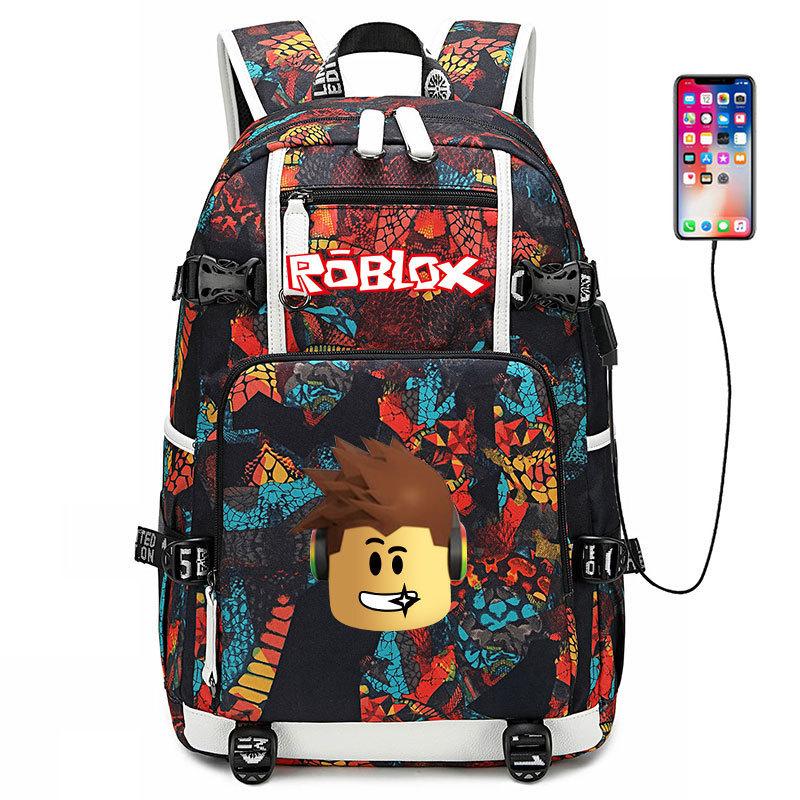 Roblox Gaming Rugzak Grote Capaciteit Jongens Meisjes Schoolreis Tas