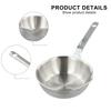 Small Skillet Egg Pan 316 Stainless Steel Sauce Pan for Butter and Frying