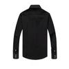 Herren Hemd Button-down Kragen Formell Business Langarm Lässig Koreanische Mode Slim Fit Männliche Designer Hemden Weiß