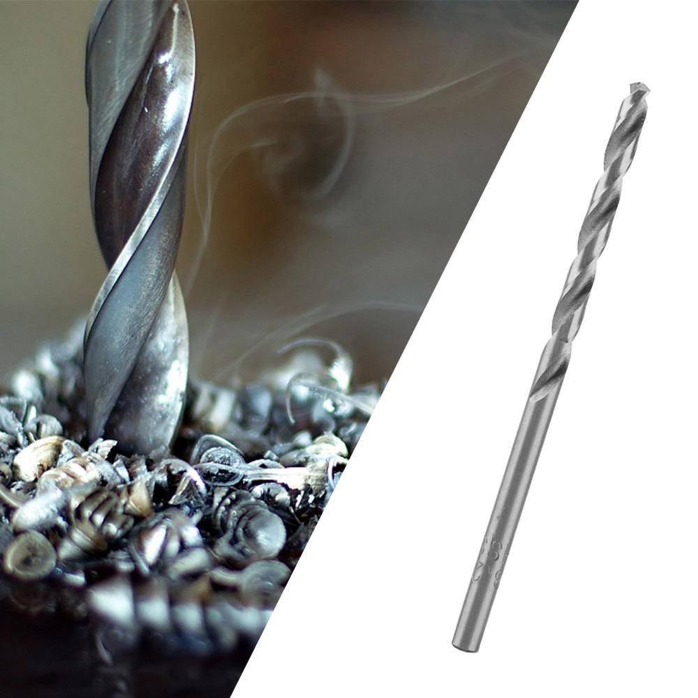 10pcs HSS Drill Bits Set 135° Point Angle Straight Shank Drill Bits Jobber Drill Bits For Wood
