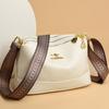 Women's fashion large-capacity multi-compartment shoulder messenger bag, light mobile phone change bag, adjustable shoulder strap