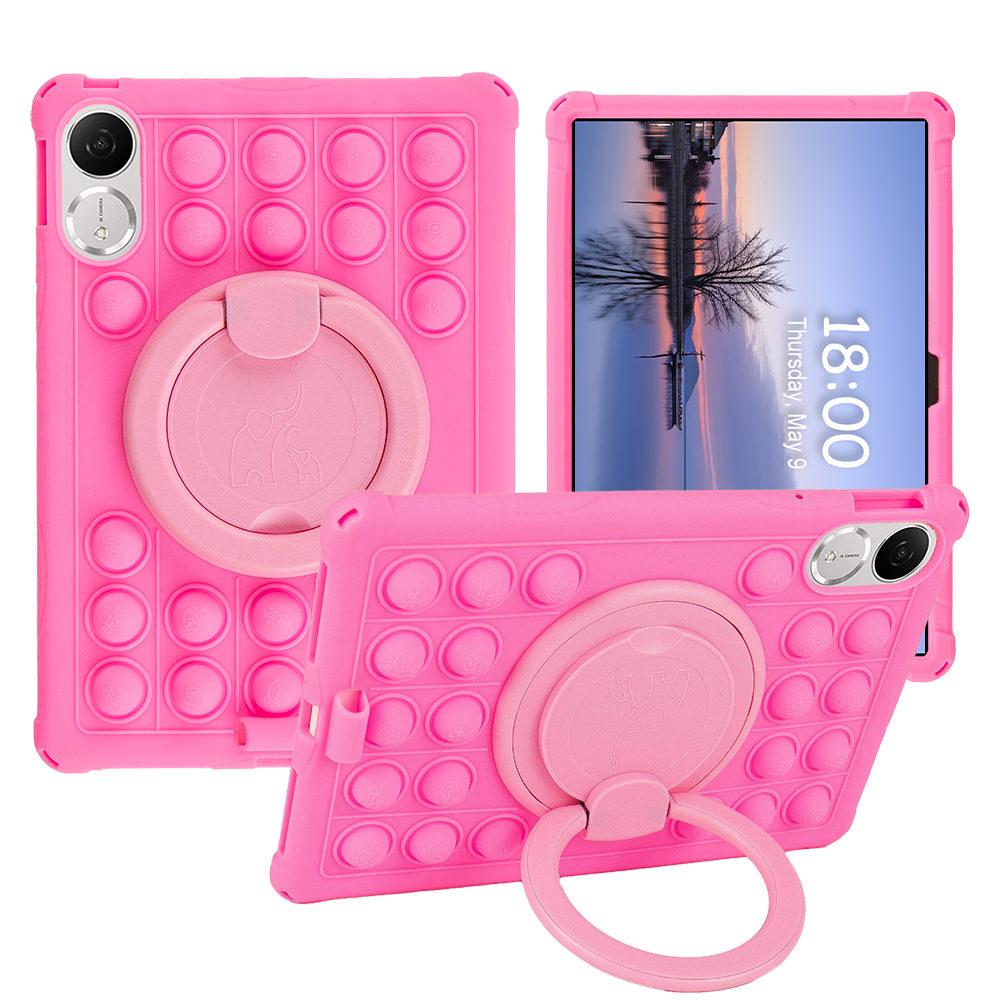Pouzdro pro Honor Pad V9, Pop-it otočné měkké silikonové pouzdro pro Honor Pad V9 11,5 palce ROL-W00 Bezpečný stojánek pro děti