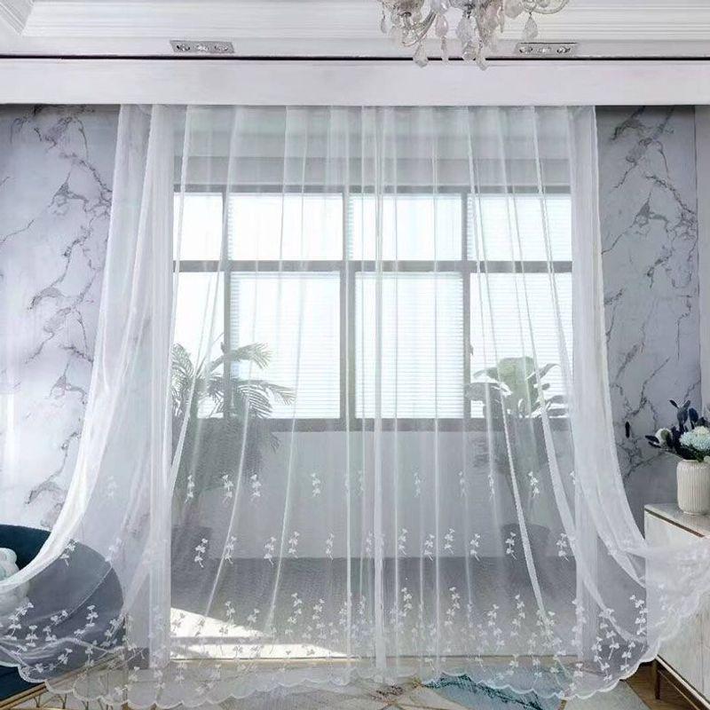 2026 New Style Sheer Gauze Curtains - Versatile, Thin Design for Living Room, Bedroom, Balcony - Self-Adhesive Household Décor