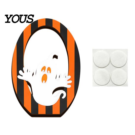Thickened Wood Halloween Crafts Wooden BOO Ornaments for Tabletop Tiered Tray Decor, Boo Letter Signs Creative Decorations Festive Holiday Home Party
