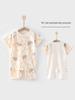 Unisex Short Sleeve Cotton Baby Bodysuit & Pajamas