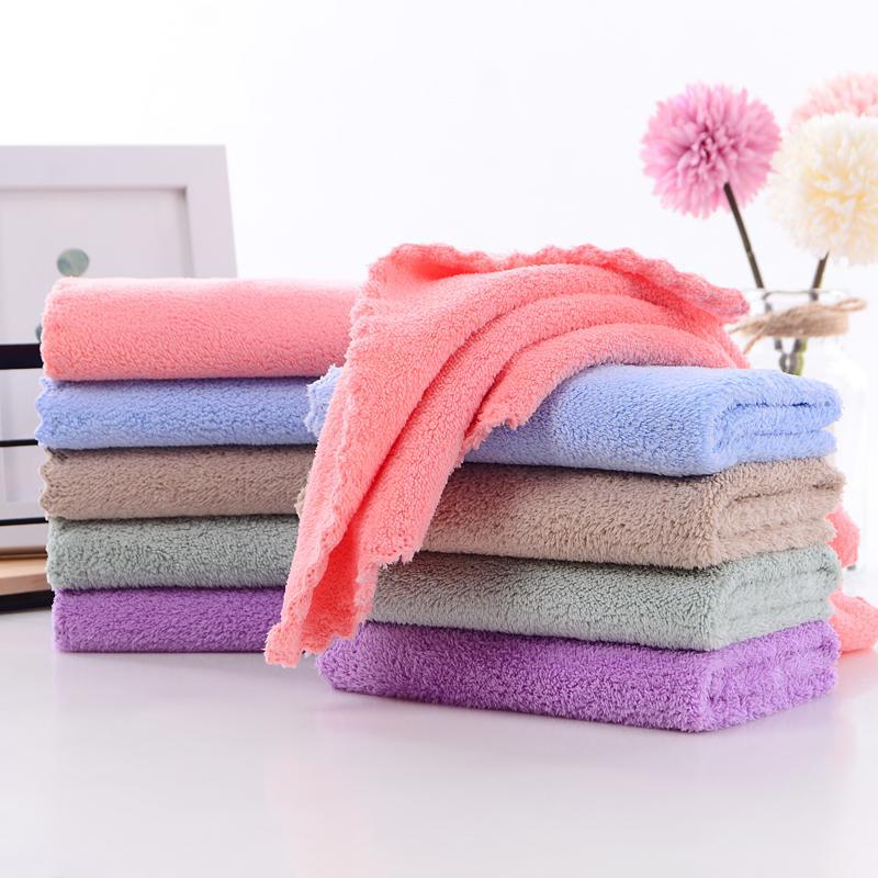 

Coral Fleece Square Towel, Children s Face Washing Towel, Cloth