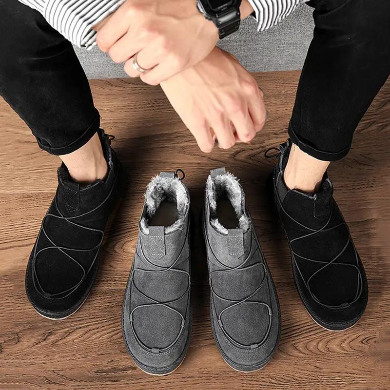 Мужские модные зимние ботинки Plus Velvet — фото 7