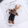 Pendant Lady Rabbit Keychains Korean Style Key Ring Bag Pendant Decoration Girls Car Accessories