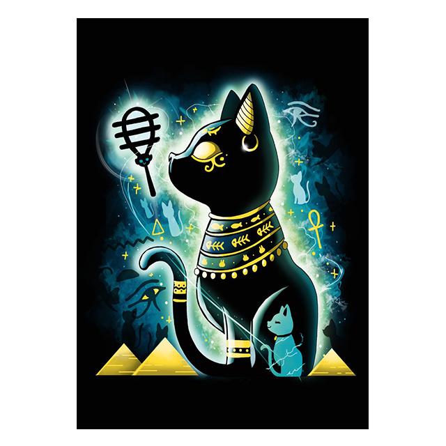 Cartoon Egyptian Mythology Anubis Bastet Print Poster Canvas Painting Modern Wall Art Picture For Living Room Bedroom Home Decor