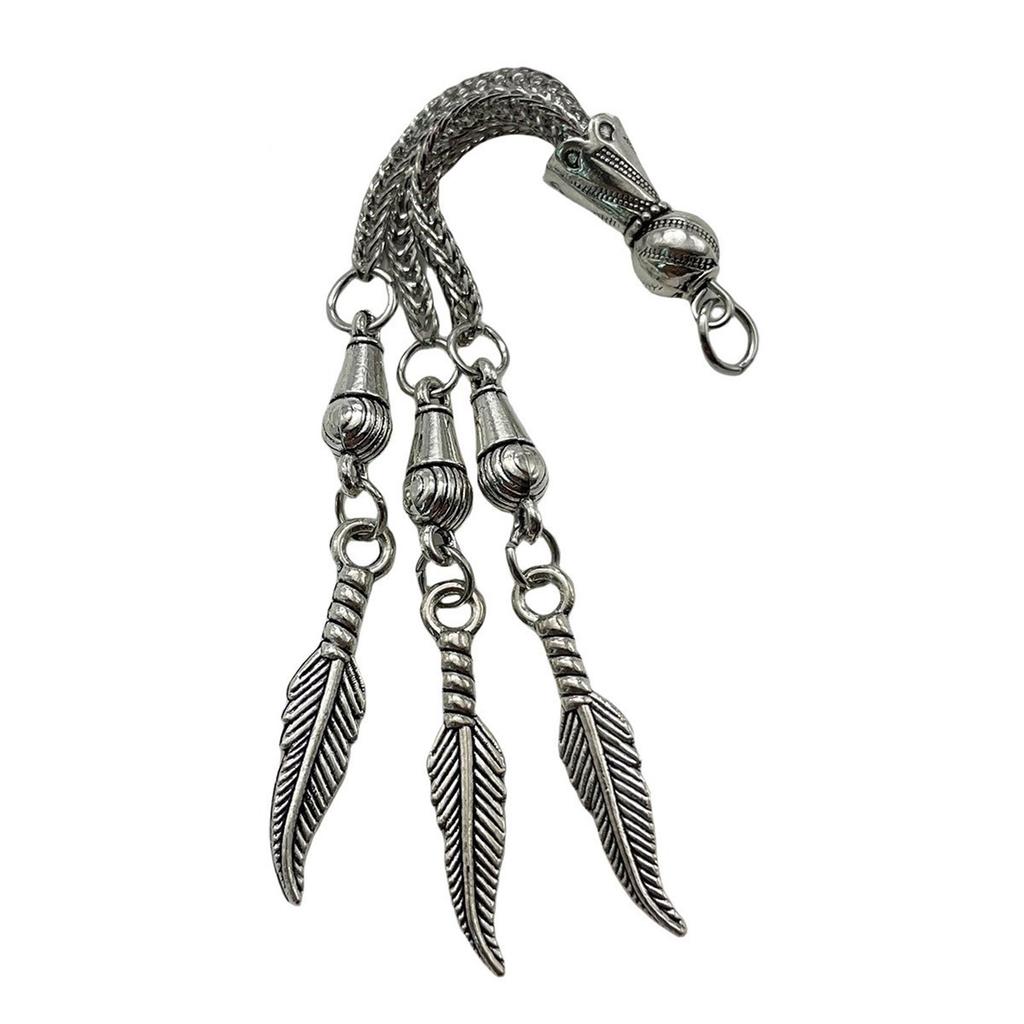 Vintage Metal Brushes Antique Silver Necklace Accessories Religious Jewelry Making Components DIY Bracelet Connectors