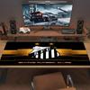 Santos FC Logo Color Mouse Pad Large Gaming Table Cushion Non-slip Laptop Tablet Big Mousepad XXL Mat Mini PC Playmat With Lock Edge