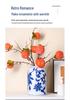 Blue and White Porcelain Peony Vase: Elegant Living Room Decoration