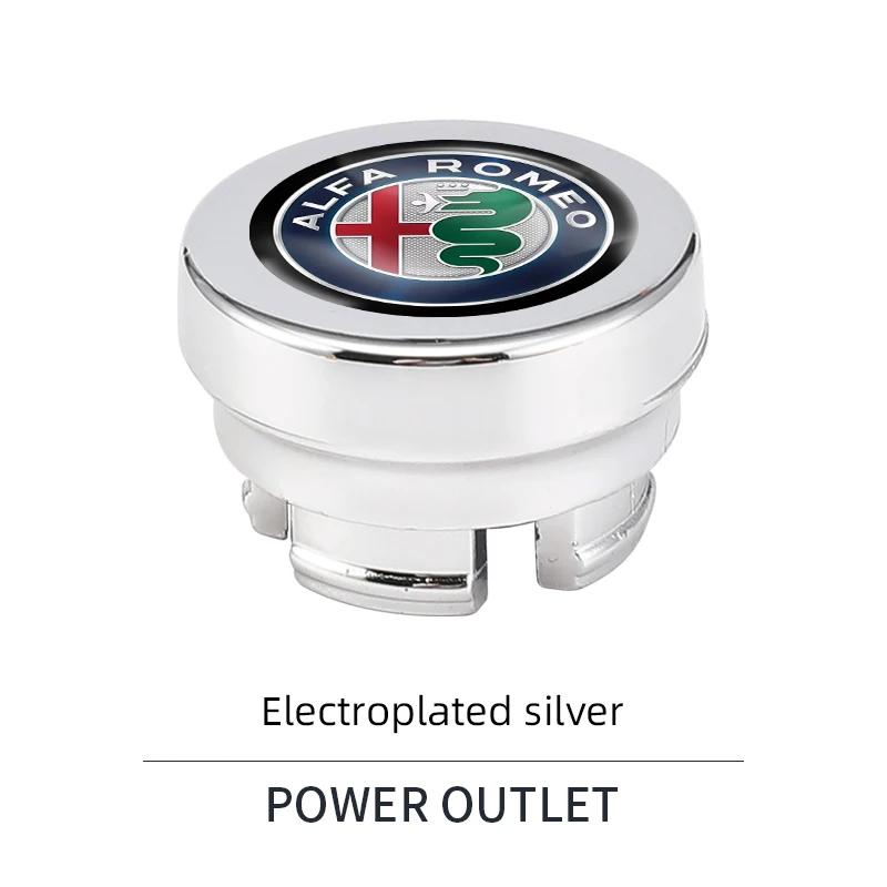 Autoaufkleber Für Alfa Romeo Auto Zigarettenanzünderkappe Autoanzünder Staubdichte Abdeckung Zubehör Für Alfa Romeo 4C 159 166 Spider