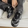 Sneakers Spring and Summer New Silver Breathable Running Casual Shoes Mesh Thick Sole Heightening Dad Shoes