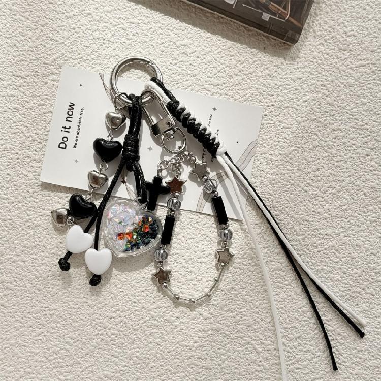 Geflochtenes Seil Schlüsselanhänger Taschenanhänger Handtasche Hängendes Ornament Taschenzubehör Rucksack Anhänger für Damen Mädchen Geschenke