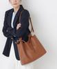 Nano Universe Knot Handle Big Tote Bag, Women's, F 050, Brown, 669-6132303