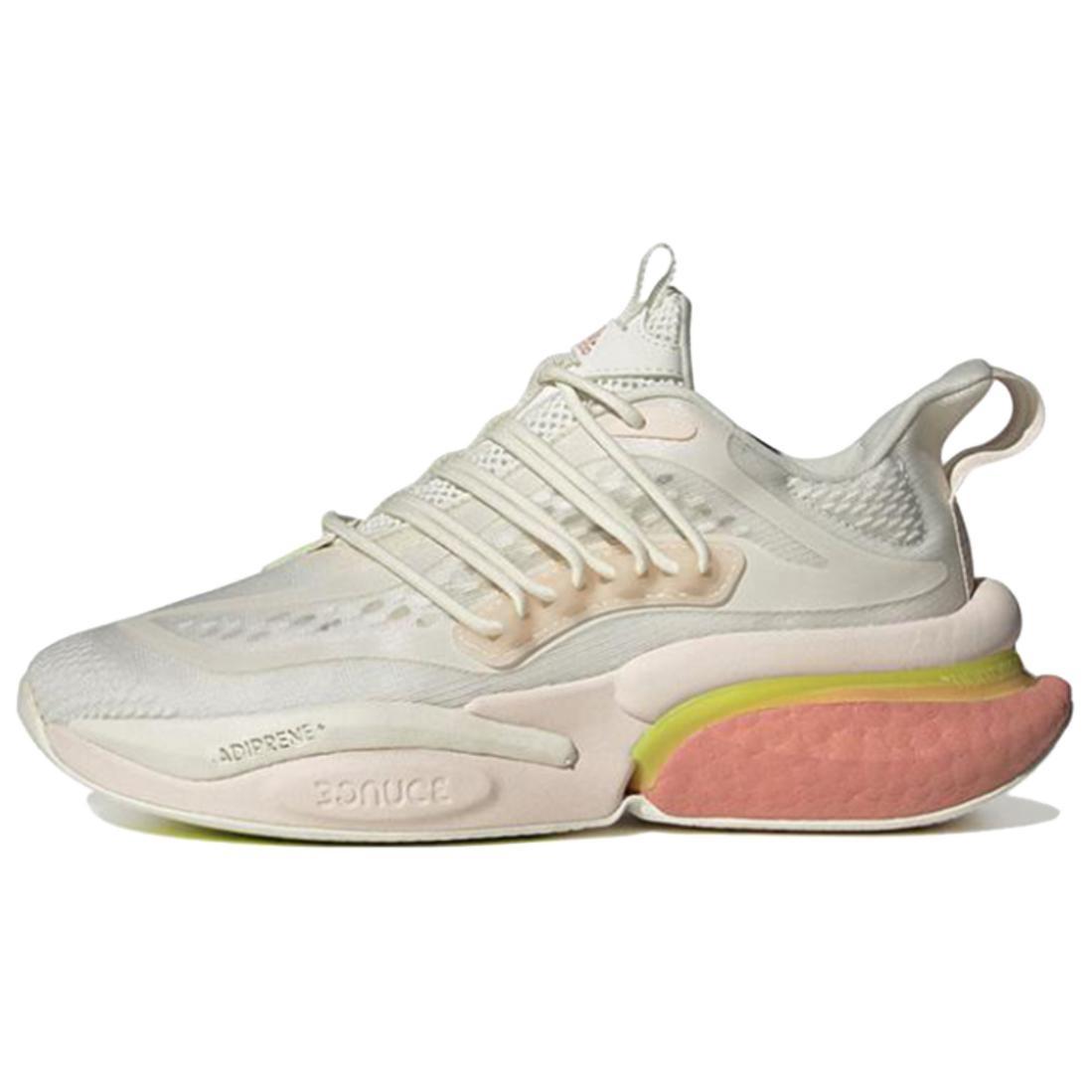 (WMNS) adidas Alphaboost V1 Off White Lucid Lemon Women s IE9730 EU 39