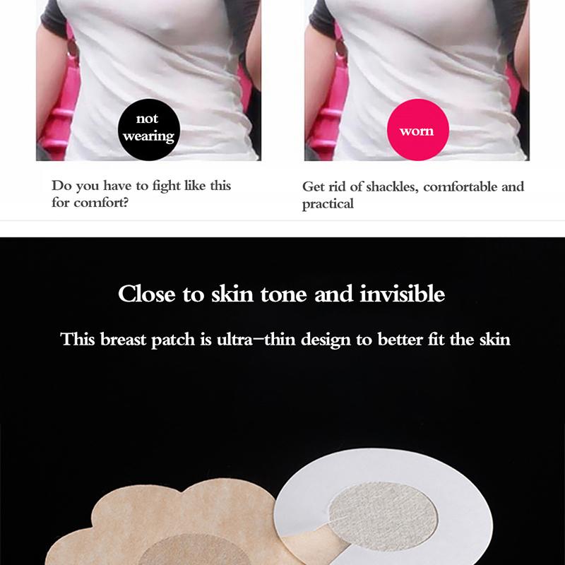10 Pack Soft Nipple Cover Disposable Petal Flower Sexy Bra Lingerie Seamless