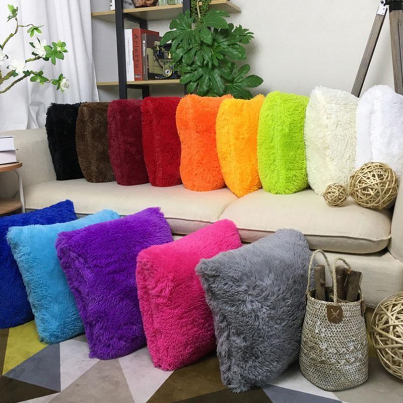 Korean Plush Pillowcase Crystal Long Plush Sea Lion Pillow