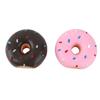 2 Pezzi Giocattolo Donut in Lattice Premium per Cani Giocattolo Donut Squeaky da Masticare per Cani Gioco Interattivo