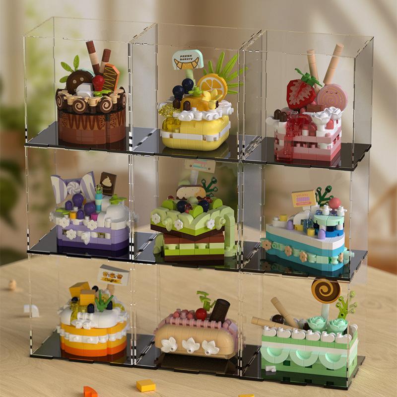 Creative Building Blocks, Birthday Cake Dessert, Party Building Blocks, Girl's Birthday Gift, Birthday Cake Building Blocks