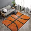 Cute Dog Paws Area Rug Non-Slip Soft Microfiber Washable Inside Floor Mats Black and White Animal Tracks Throw Rugs Carpet for