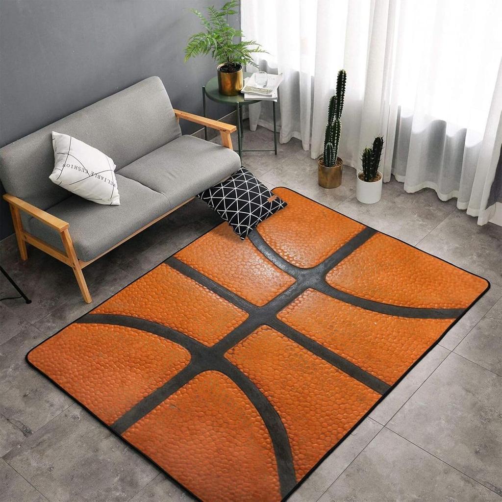 Cute Dog Paws Area Rug Non-Slip Soft Microfiber Washable Inside Floor Mats Black and White Animal Tracks Throw Rugs Carpet for