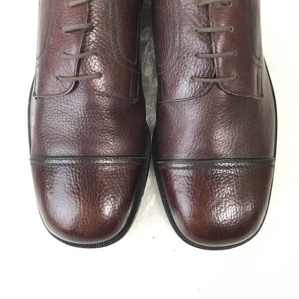 70s-80s? Italy/Europe Vintage/Castagna BRESCIA/Leather Straight Tip Shoes/6/24.5/Brown/BROWN/Dress Shoes(USED)