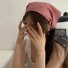 New Pastoral Style Headband Women's Triangle Headscarf Hair Bands Spring Summer Girl Fashion Decoration Ties Hair Scarf