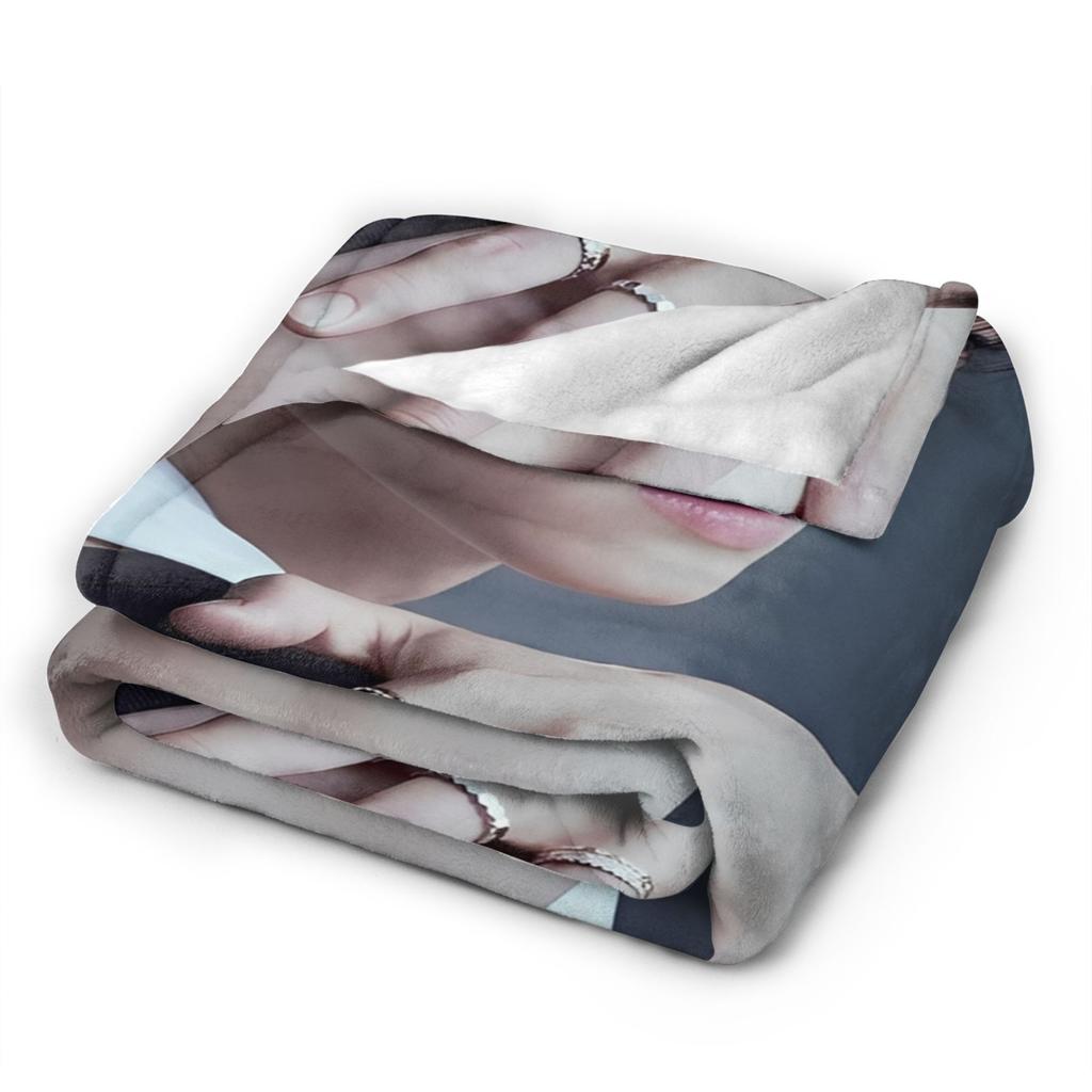 Cha Eun Woo Kpop Astro Idol Blanket Velvet  Cozy Lightweight Thin Throw Blanket For Home Bedding Throws