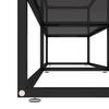 Vidaxl TV Cabinet, Black, 180X40X40.5 Cm, Tempered Glass