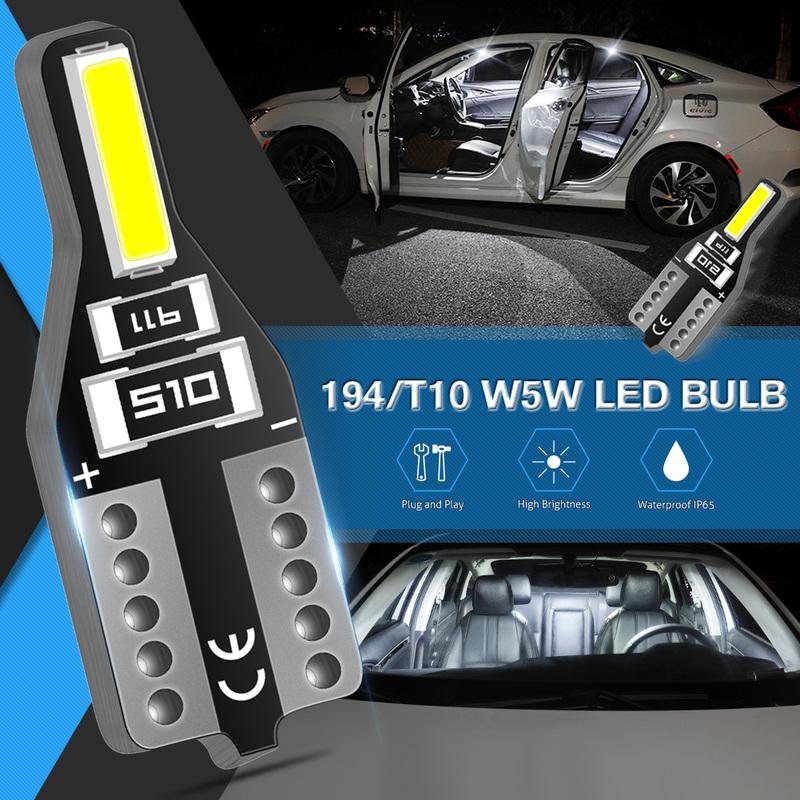 20x T10 W5W Led Bulbs Canbus Interior Reading Dome Lights For Volvo XC60 XC90 S60 V70 S80 S40 V40 V50 XC70 V60 C30 850 C70