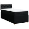 VidaXL Slatted Bed Base with Mattress Black 90x200 Cm Fabric 3287348