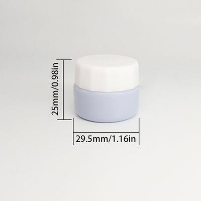 2Pcs Empty Jar Nail Painted Polish Holder Case Packaging Box Manicure UV Glue Organizer Portable Plastic 5ml Nail Patting Gel