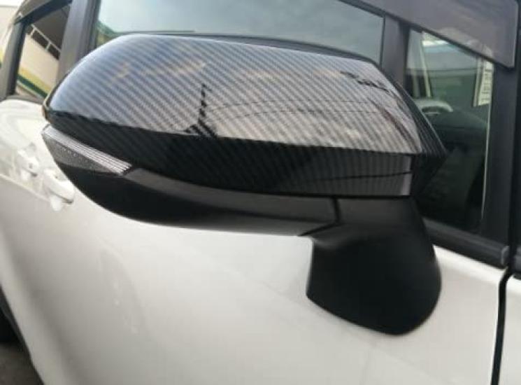 FUKUARE Door Mirror Covers of for Yaris 10 15 Sienta 10 and Aqua Exterior Custom Parts (Set 2) (210 Series, Series, Series), (170 Series, Series),