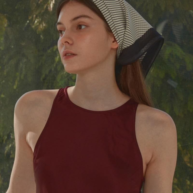 White Project STRIPE SILK SCARF_2COLOR