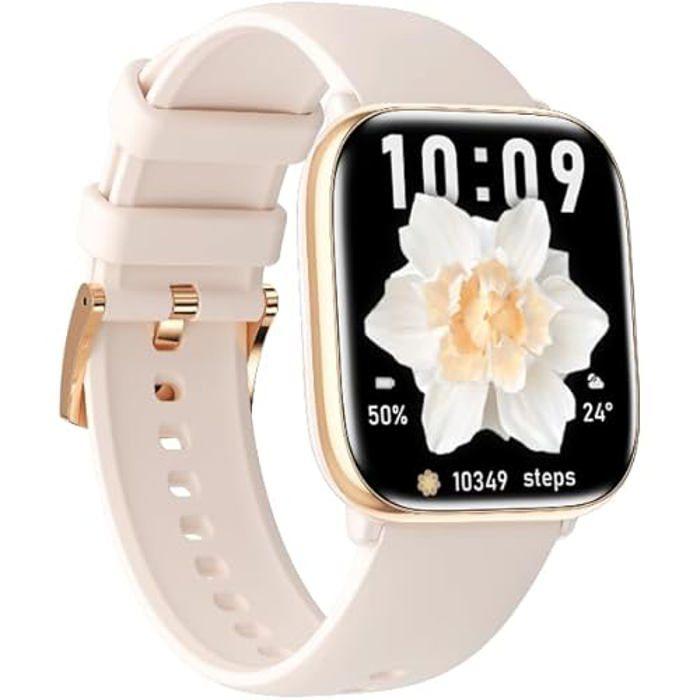 Smartwatch - myphone - watch pastel gold/tea rose - batterie 230 mah - autonomie 7 jours - écran amoled 1,75"