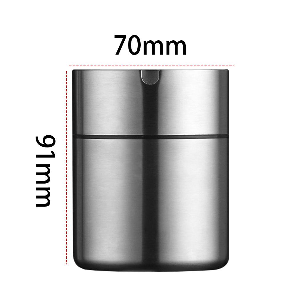 Car Ashtray with Lid Metal Auto Ashtray Smell Proof Cigarette Ashtray Stainless Steel Cigarette Ash Holder Car Interior Accessor