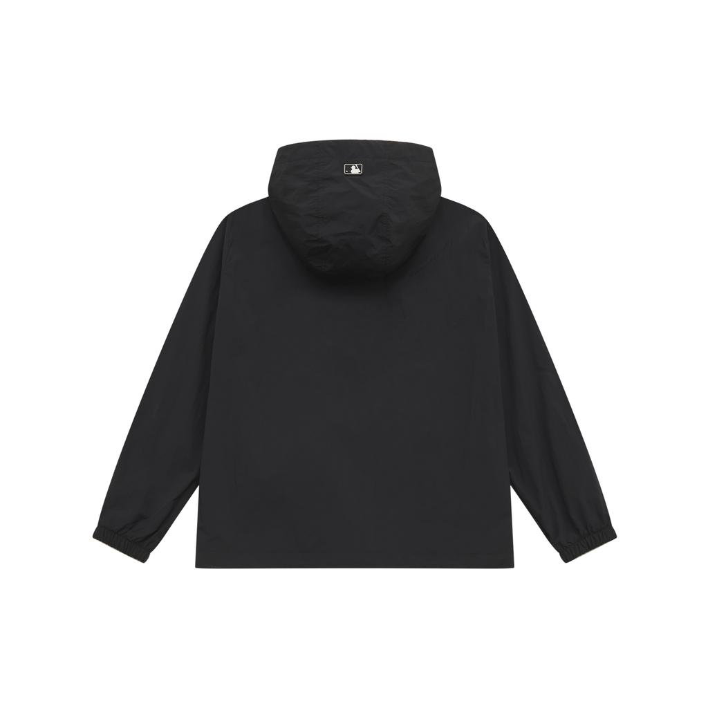 New MLB New York Yankees Basic Collection SS25 Windproof Jacket Unisex Black 3AWJB0453-50BKS
