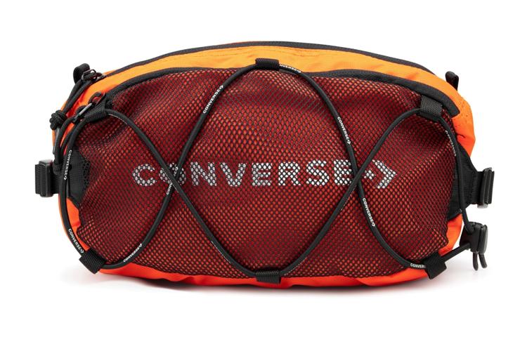 Converse Polyester Crossbody Bag, Fanny Pack Regular Unisex Orange 10021430-A02
