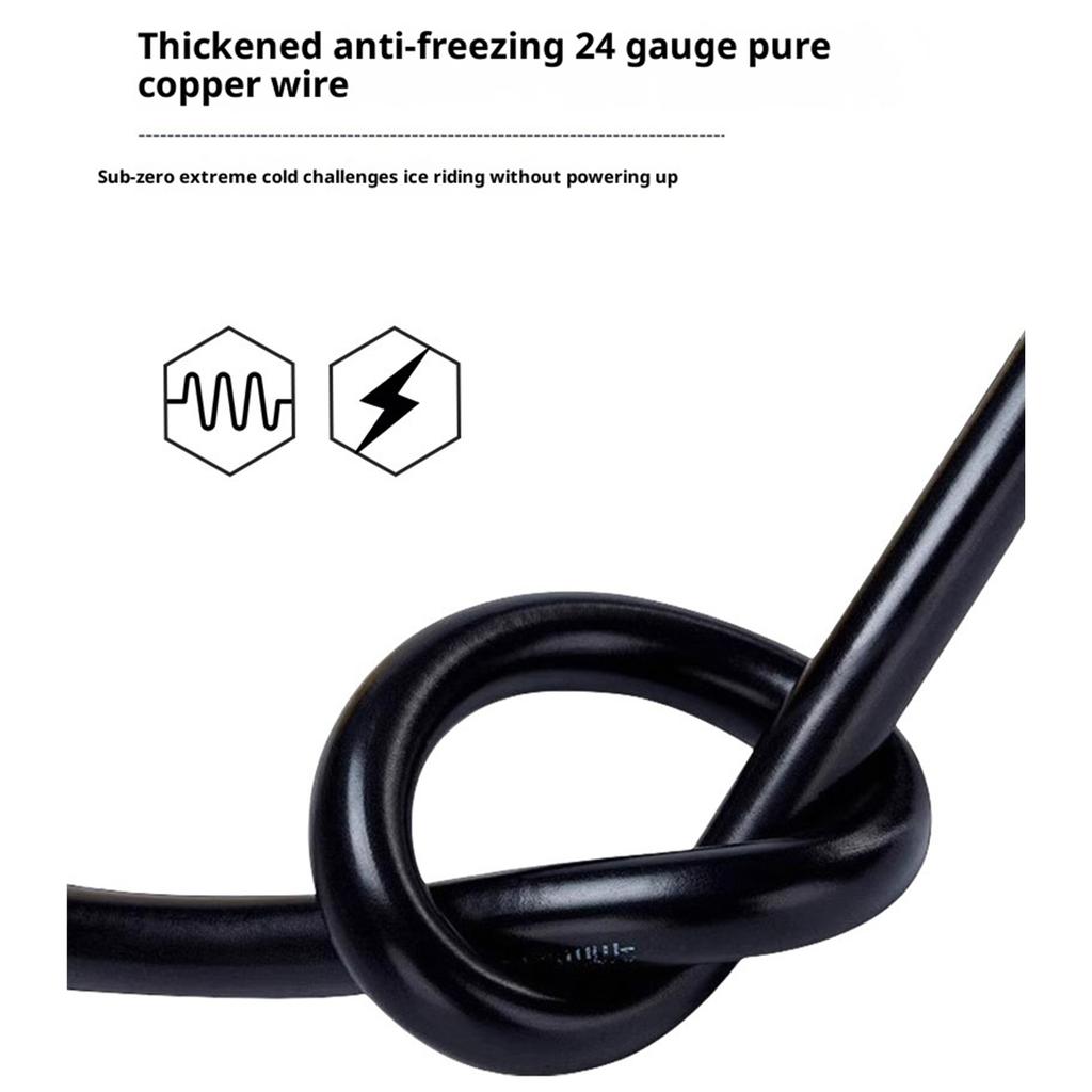 5V Handlebar Heater 3 Modes Motorcycle Heated Handlebar Grips Auto-Off Grip Thermal Sleeve Winter Cycling Protection Gear