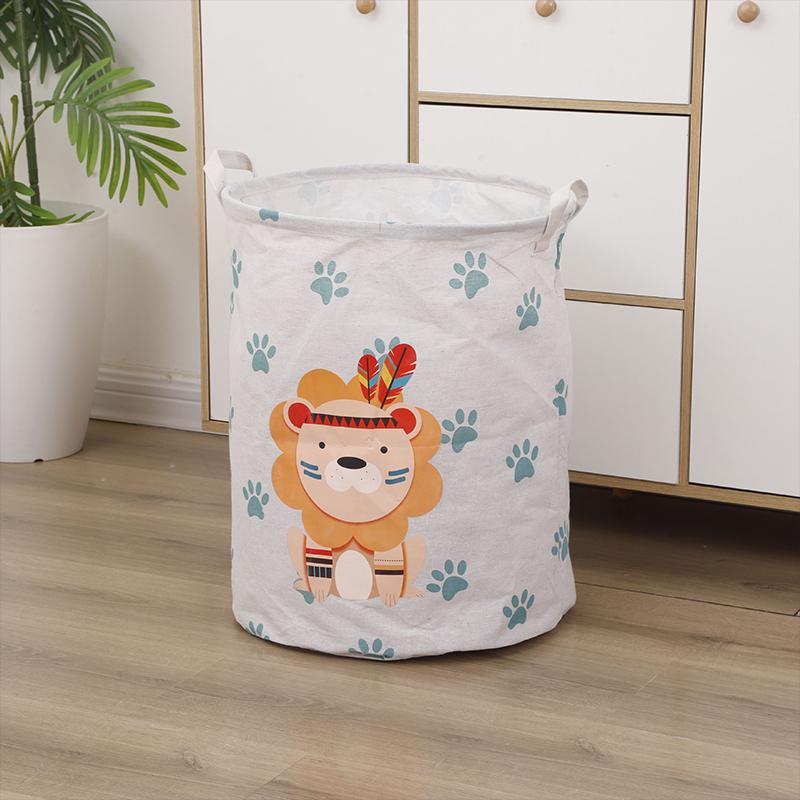 Dirty Clothes Storage Basket Bathroom Storage Bucket Foldable Storage Bag