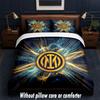 Borussia Dortmund Design Bed Bedding Set 1 Duvet Cover + 2 Pillowcases Soft Breathable Household Bed Linens