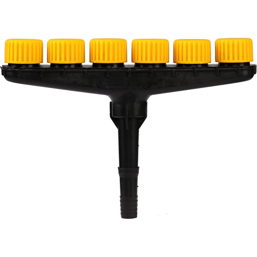 

Garden Porous Sprayer Atomizer Nozzles Sprinkler Adjustable Water Spray Range Multi-Head Water Sprayer Sprinklers with 6 Nozzles Sprayer Pump