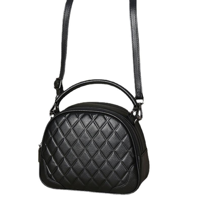 Geantă de piele moale pentru femei, geantă de mână cu diamant, geantă de umăr mică, geantă rotundă mică, geantă de mână pentru femei, geantă de mână cu un umăr