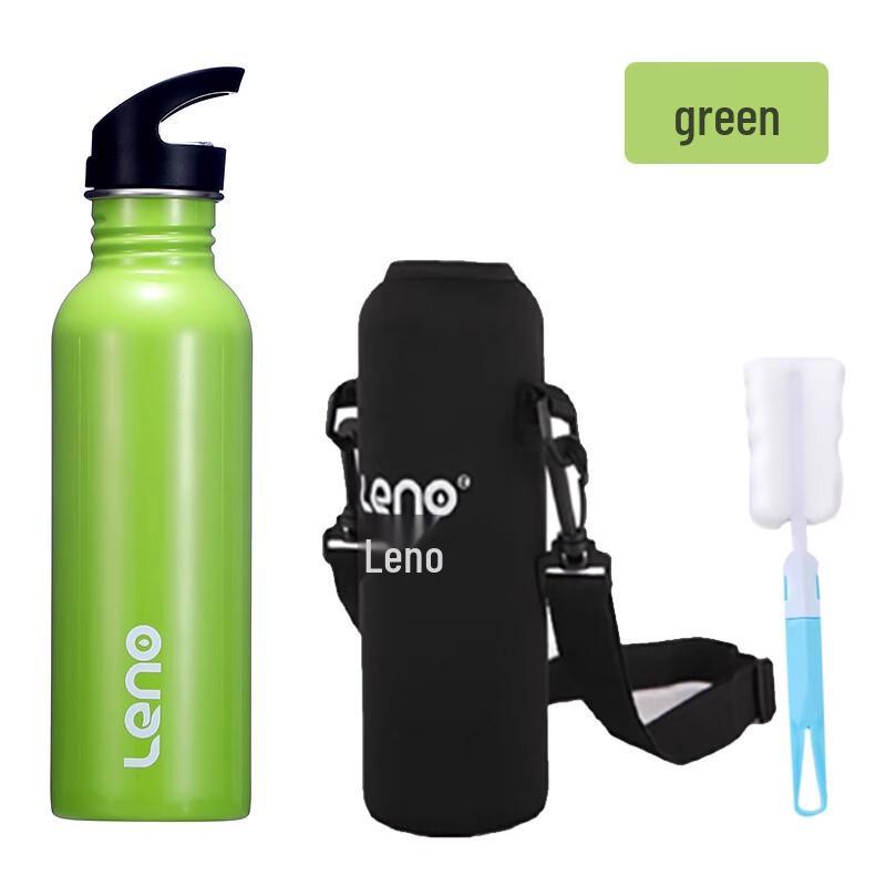 Laino 316 Stainless Steel Sport Water Bottle with Straw Lid